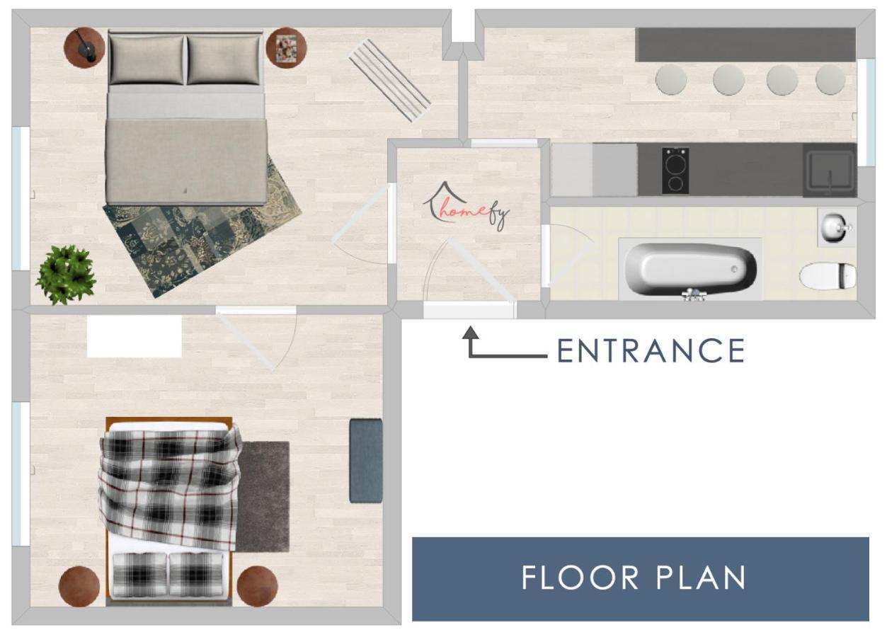 Homefy Apartment Blueberry - Nahe City - Netflix Essen Zewnętrze zdjęcie